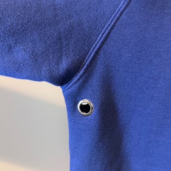 Members Only Mens Classic Fleece Full Zip Navy Vented Jacket Size XL NWOT Iconic - Picture 7 of 15